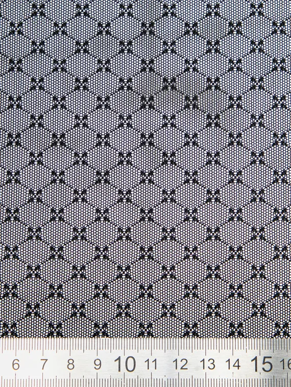 Сетка эластичная бантик оптом, черный 170