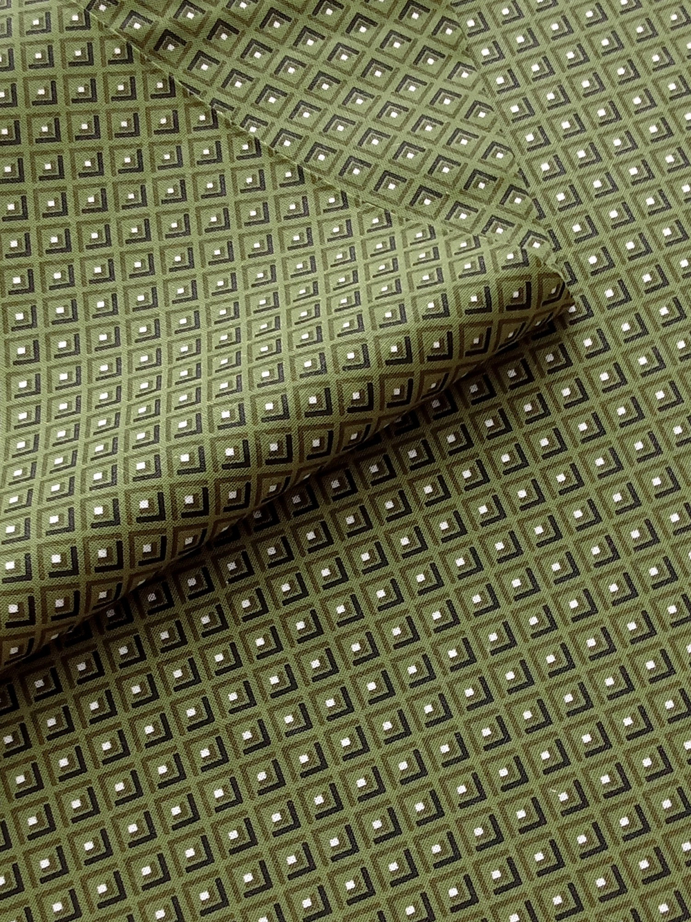 Ткань бязь плательная, рис. "Уголки", ширина 150 см, арт. 801