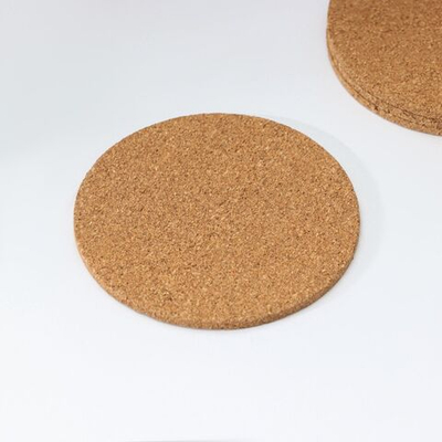 Набор из 4 пробковых подставок под горячее (Цвет: не задано)