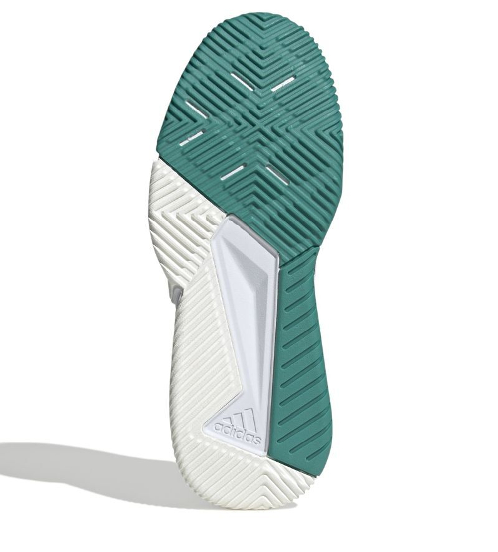Мужские кроссовки для Падел Adidas Courtquick Padel M - cloud white/core black/metallic green