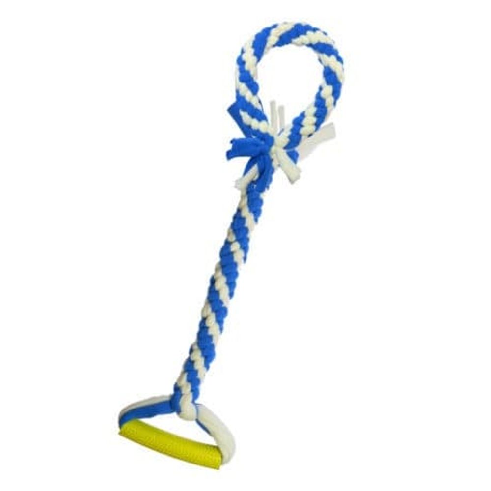 Игрушка жевательная для собак Bubble Gum Жгут с ручкой и Кольцо GoSi без уп., sh-08029