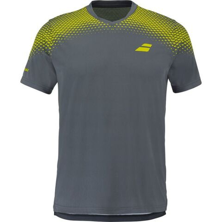 Теннисная футболка Babolat Aero Crew Neck Tee - grey/aero