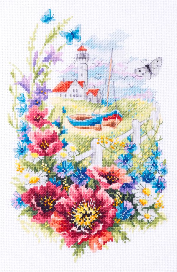 Набор для вышивания нитками Чудесная игла, Загадаю удачу! 18х29 см