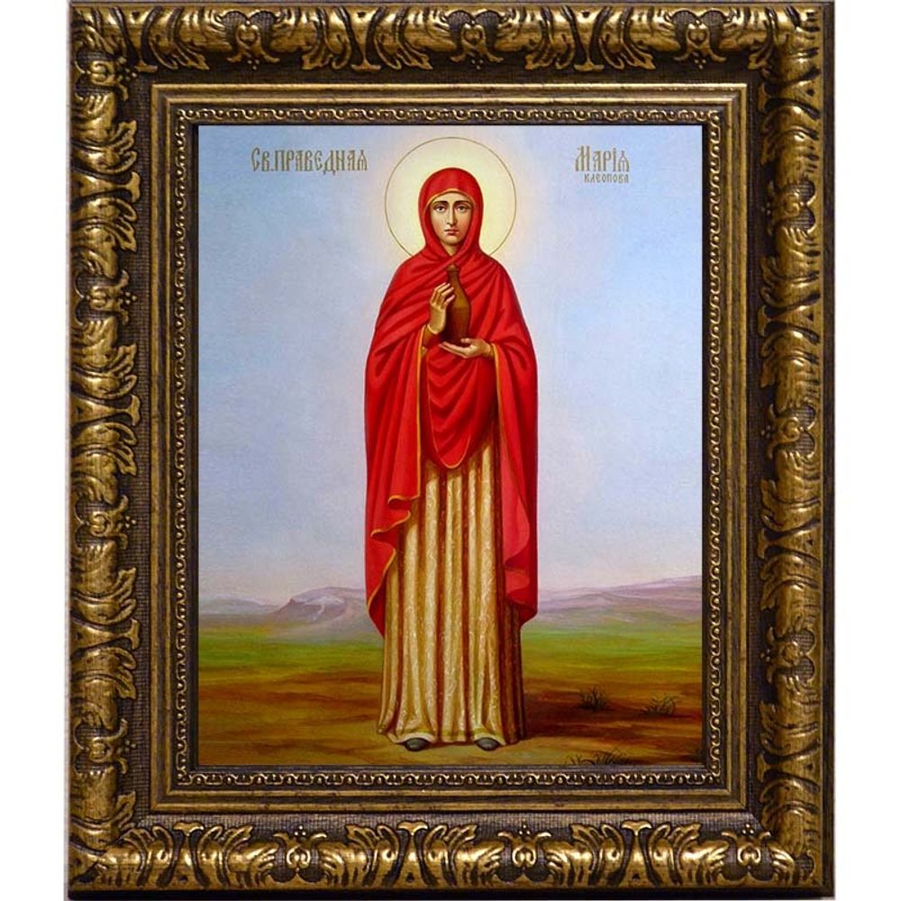 Мария Клеопова, Иаковлева, Иосиева, мироносица. Икона на холсте.
