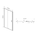 Душевой уголок Intra VSR-1I809090CL, 800/900*900, хром, стекло прозрачное, , шт
