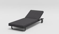 Hacienda, шезлонг антрацит/антрацит, алюминий