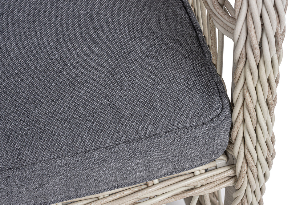 "Цесена" кресло плетеное из искусственного ротанга, цвет бежевый