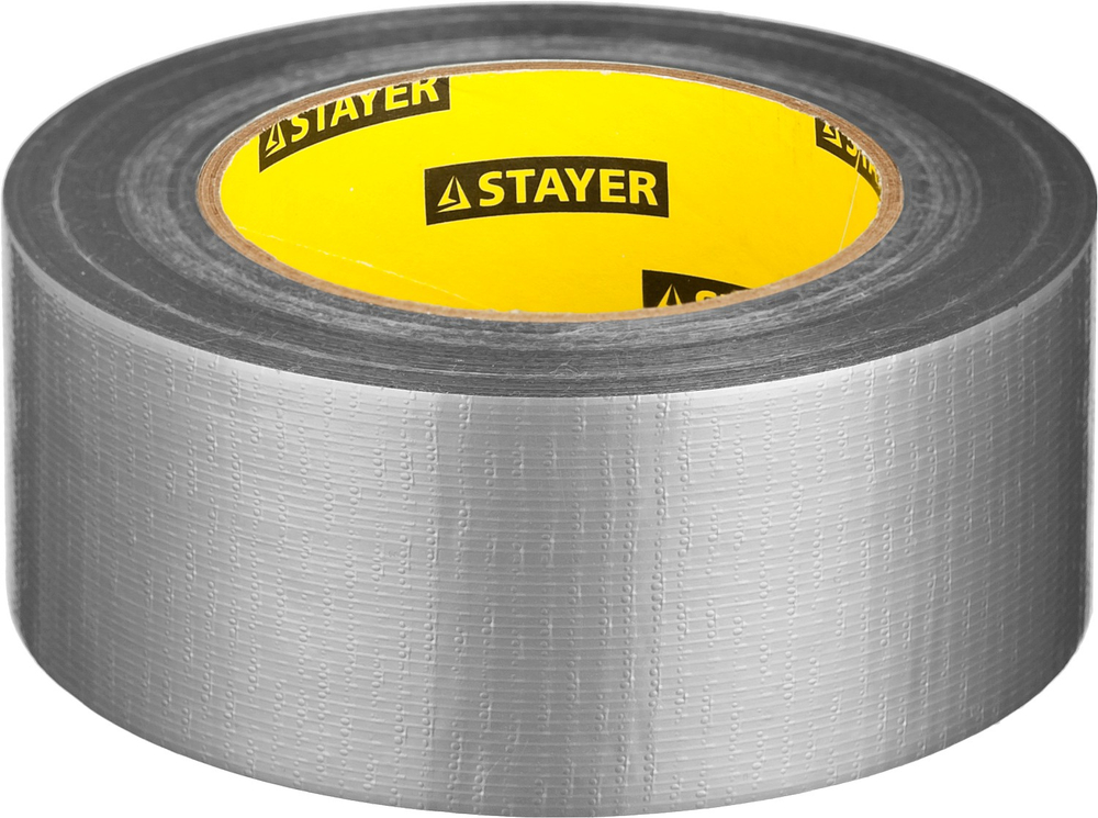 STAYER 48 мм, 45 м, серебристая, армированная лента, Professional (12080-50-50)