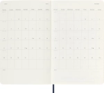 Еженедельник Moleskine (DSB2012WN3) Classic Soft WKNT Large 130х210мм 144стр. мягкая обложка синий сапфир