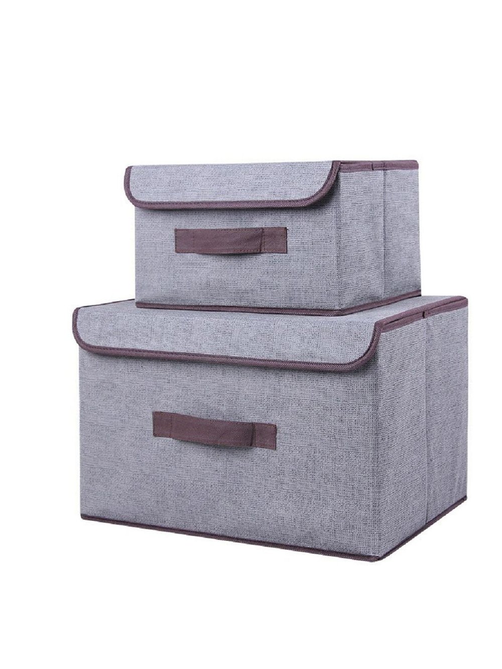 Короб для хранения вещей с крышкой, 2шт