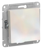 ATLASDESIGN 1-клавишный ВЫКЛЮЧАТЕЛЬ 2-полюсный, 10АХ, механизм, ЖЕМЧУГ