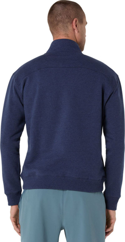 Мужская теннисная кофта Asics Court Core Graphic Half Zip - midnight heather