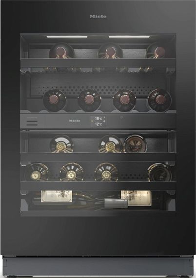 Винный холодильник Miele KWTUS 7196 E Обсидианово-черное стекло