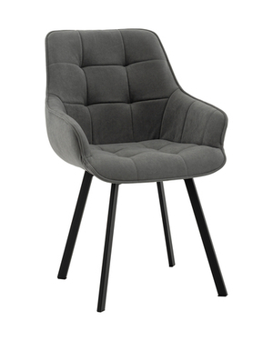 Стул Амальри велюр светло-серый