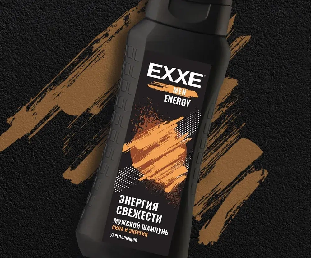 "EXXE MEN" Шампунь для всех типов волос УКРЕПЛЯЮЩИЙ 400мл