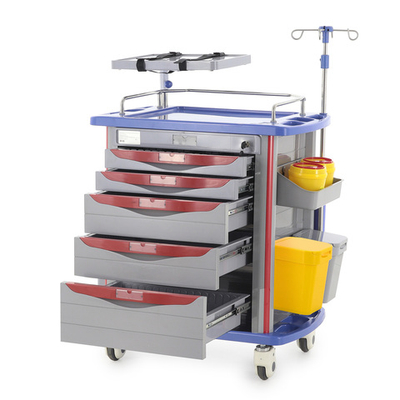 Тележка медицинская Med-Mos ЕТ850-01 ТМ-020АН-00 для экстренной помощи и реанимации