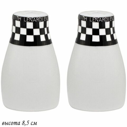 Lenardi 205-428 Набор солонок ENJOY в под.уп.(х48)Фарфор