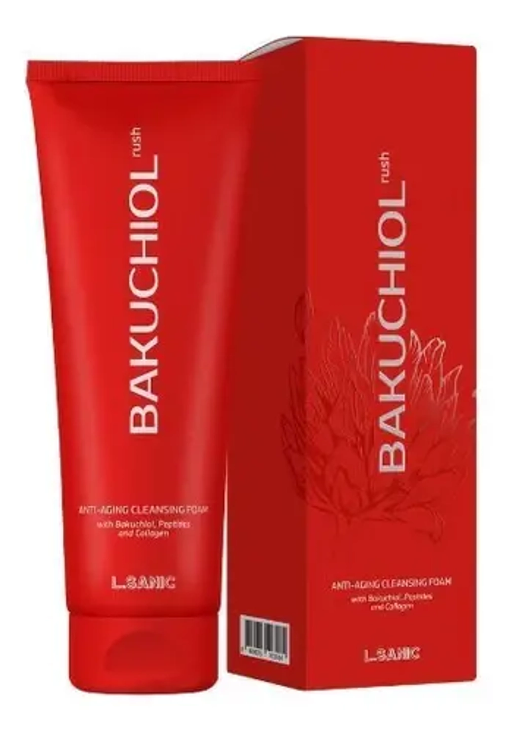 Пенка для умывания антивозрастная с бакучиолом L.SANIC Bakuchiol Rash Anti-Aging Serum 120 мл