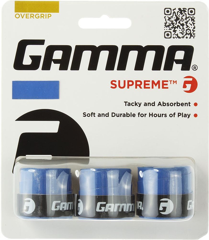 Теннисные намотки Gamma Supreme blue 3P
