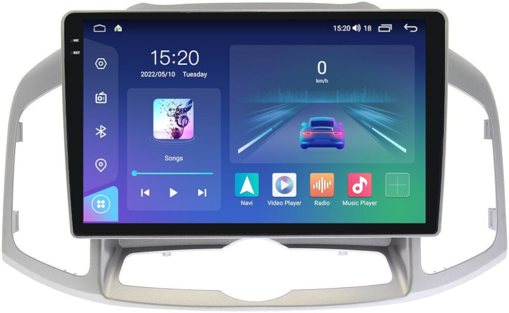 Магнитола для Chevrolet Captiva 2011-2015 - Parafar PF046T1LUX1RN2K на Android 13, QLED+2K, ТОП процессор, 4Гб+32Гб, CarPlay, 4G SIM-слот