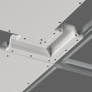 Соединительный элемент (угол 90) встраиваемой профильной гипсовой системы SN 326 белый Saber 60.6 Stellanova