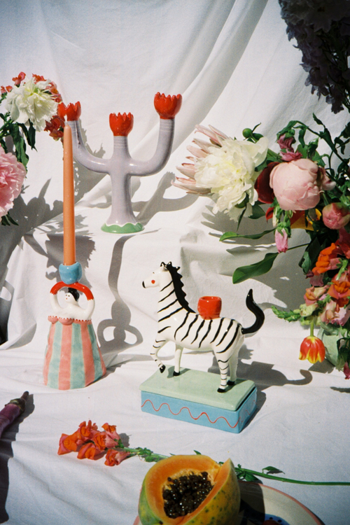 Подсвечник Jose Stripes