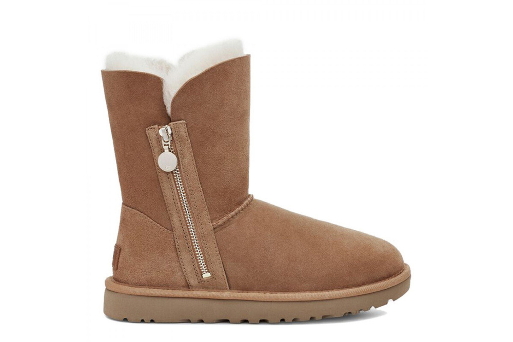 UGG Bailey Zip Short Chestnut