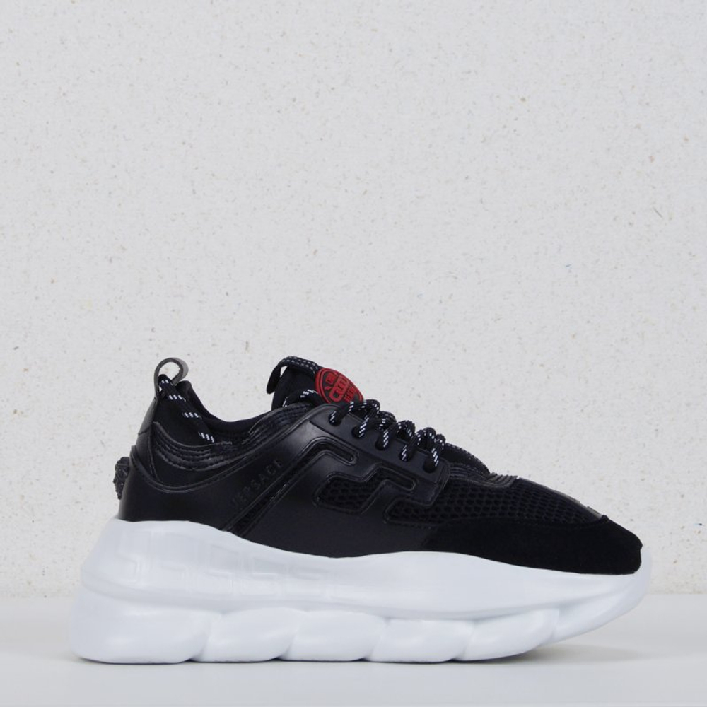 Кроссовки Versace Chain Reaction Black арт 600-2