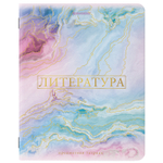Тетрадь предметная "PASTEL" 48 л. SoftTouch фольга ЛИТЕРАТУРА линия BRAUBERG (10 штук в упаковке)