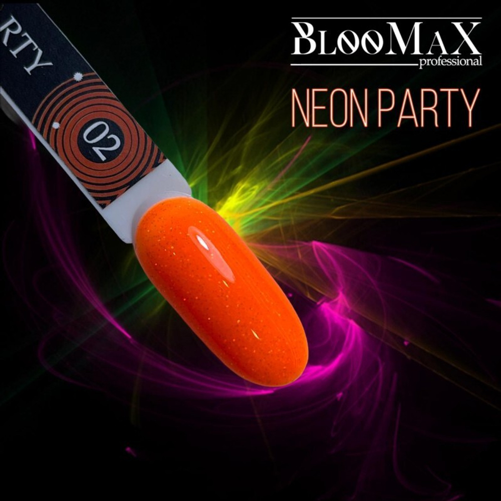 Гель лак BlooMaX Neon Party 02, 8мл