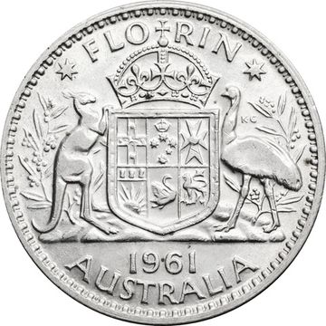 1 флорин 1961 Австралия