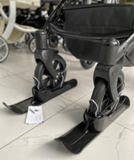 Универсальные лыжи для колясок 15-26 см.