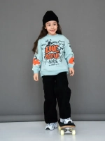Свитшот для девочки с принтом