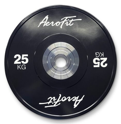 Aerofit AFBD 25 кг бамперные диски для кроссфита, черные
