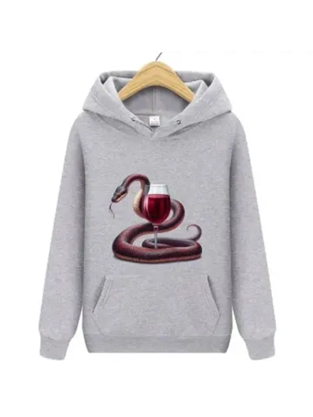 Термотрансфер "Змея и вино" 20х20, наклейка на одежду