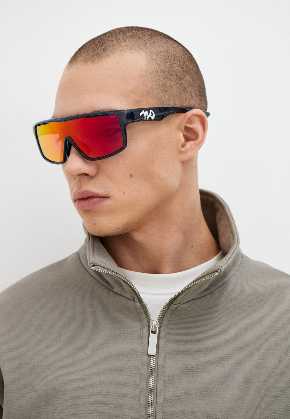 Спортивные очки 720armour Alpha / Translucent Midnight Blue / HC Red Orange Lens