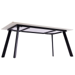 Стол керамический LA ALTA MISTRAL Kass gold 180*90*75, каркас черный