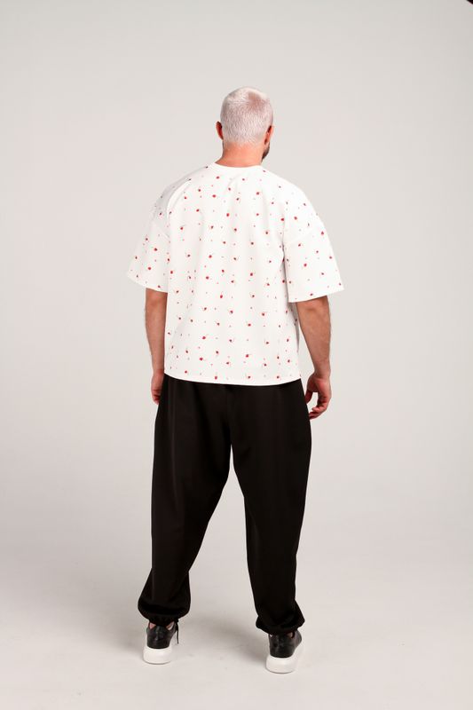 ФУТБОЛКА NUMERO 1 белый тюльпан MEN