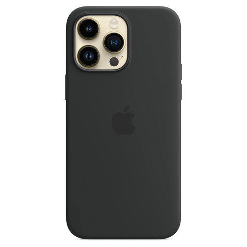 Силиконовый чехол с поддержкой MagSafe Apple Silicone Case для iPhone 14 Pro Max, Midnight (Темная ночь)