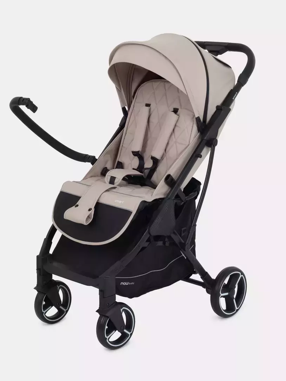 Коляска детская MOWBaby "SMART" MB101 Beige (2023)