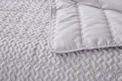 Покрывало 230х250 и 2 наволочки 50х70 Sofi De MarkO Ирма серое