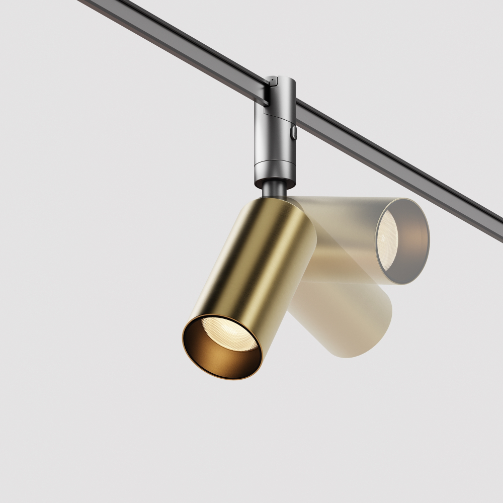 Магнитный трековый светильник Maytoni Focus Led TR201-1-10W3K-M-BBS