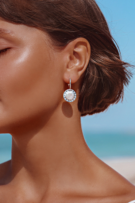 Двойные серьги-трансформеры  «Лунный цикл»