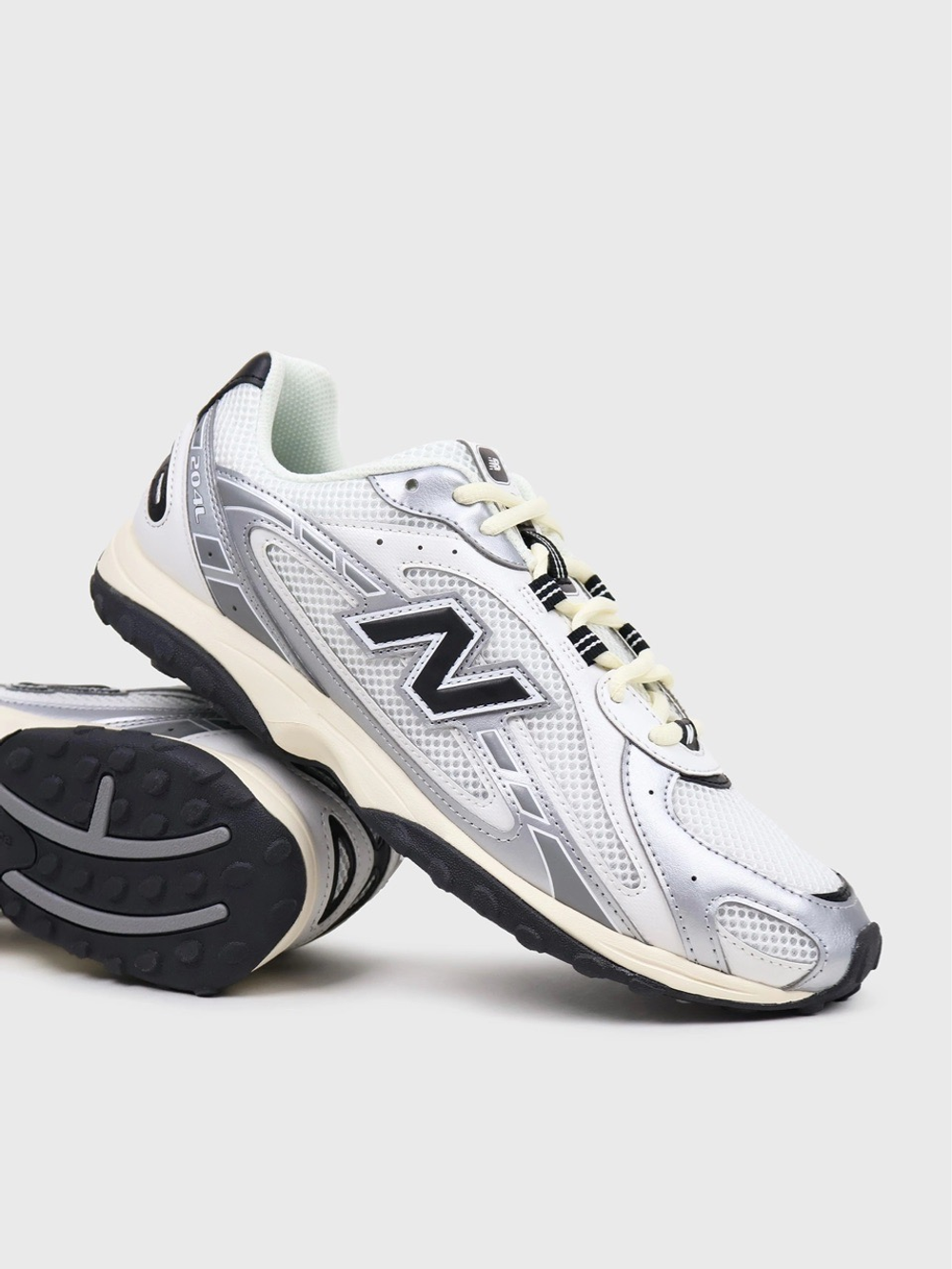 Кроссовки New Balance 204L Silver Metallic / Black