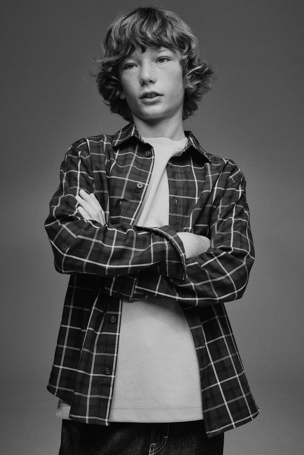 H&M Рубашка из хлопка, красный