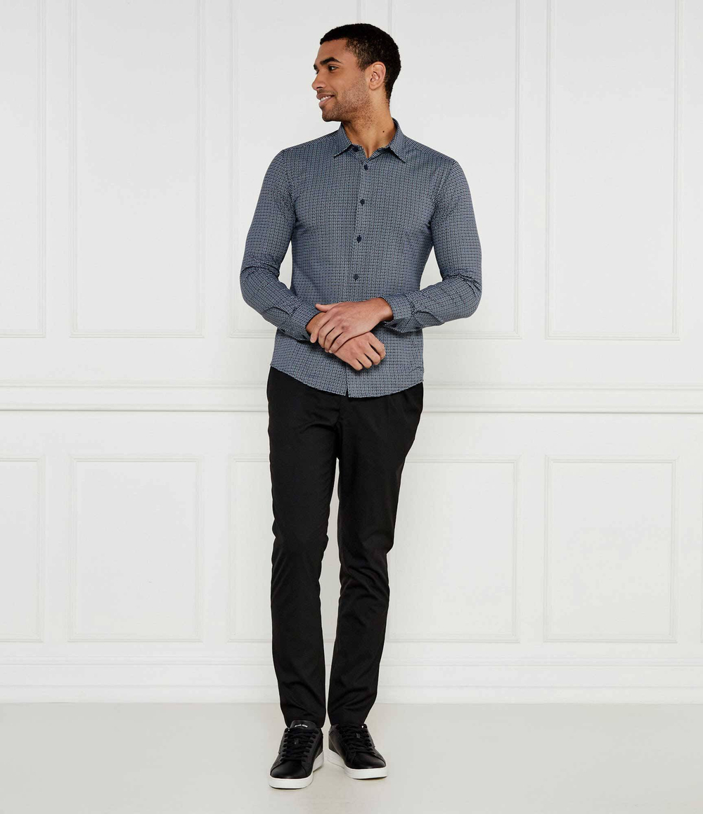 Рубашка P-ROAN-kent-C1-233 BOSS BLACK - темно-синий(50535377)