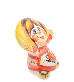 ГЛ- 456 Фигурка «Кузя» нов цв. (Гжельский фарфор)