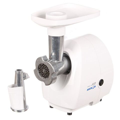Мясорубка электрическая Аксион, М25-01, 1500 Вт, 0.8 кг/мин, 1 насадка, д/приг колбас