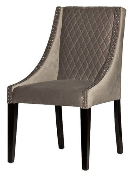 Стул велюровый серо-бежевый (HD2202-624) Garda Decor