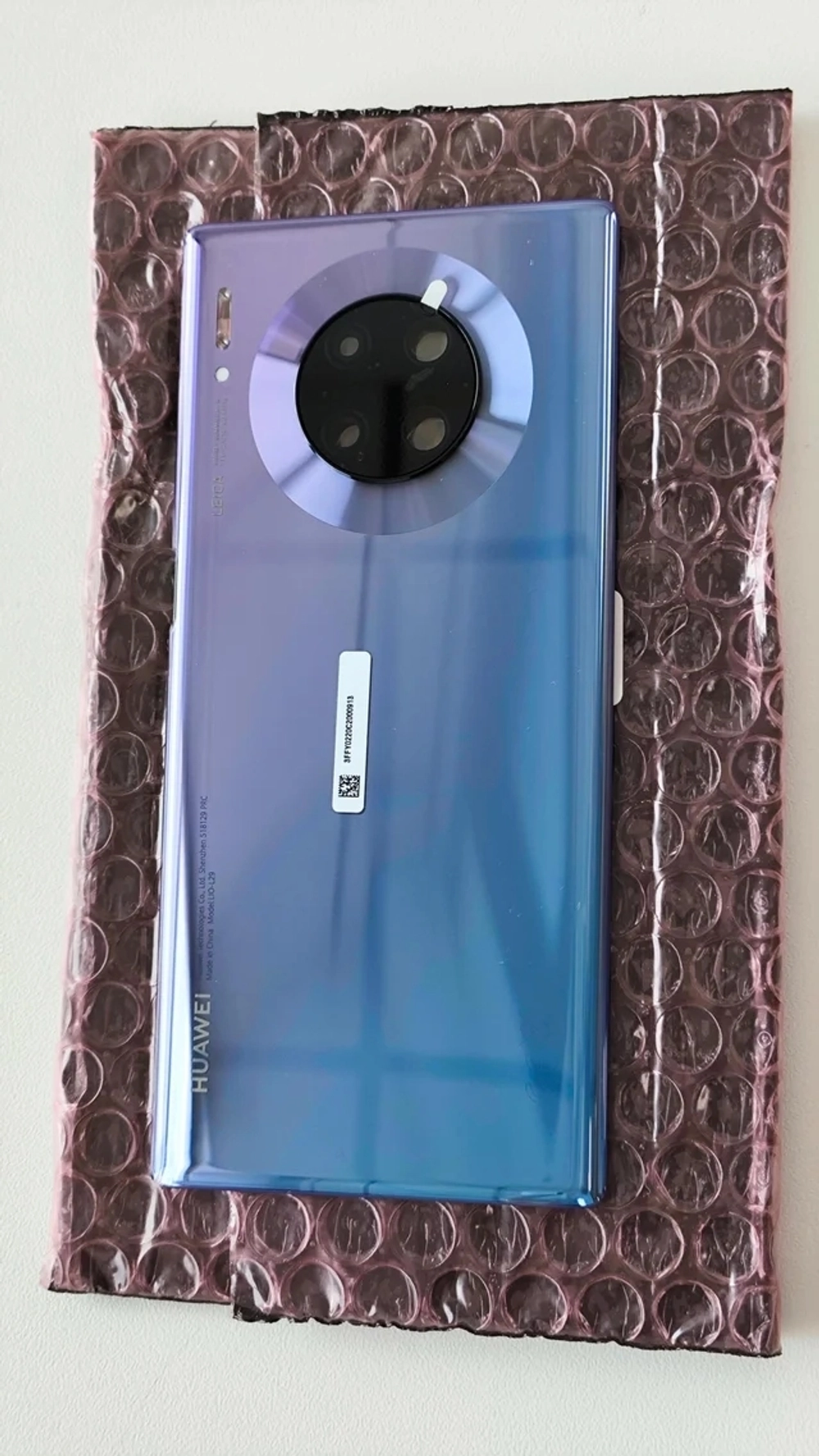 Huawei Mate 30 Pro  Задняя крышка в сборе со стёклами камеры серебро Оригинал Сервисная 02353FFY